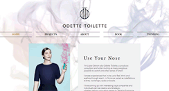 Desktop Screenshot of odettetoilette.com
