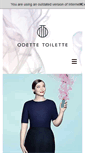 Mobile Screenshot of odettetoilette.com