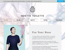Tablet Screenshot of odettetoilette.com